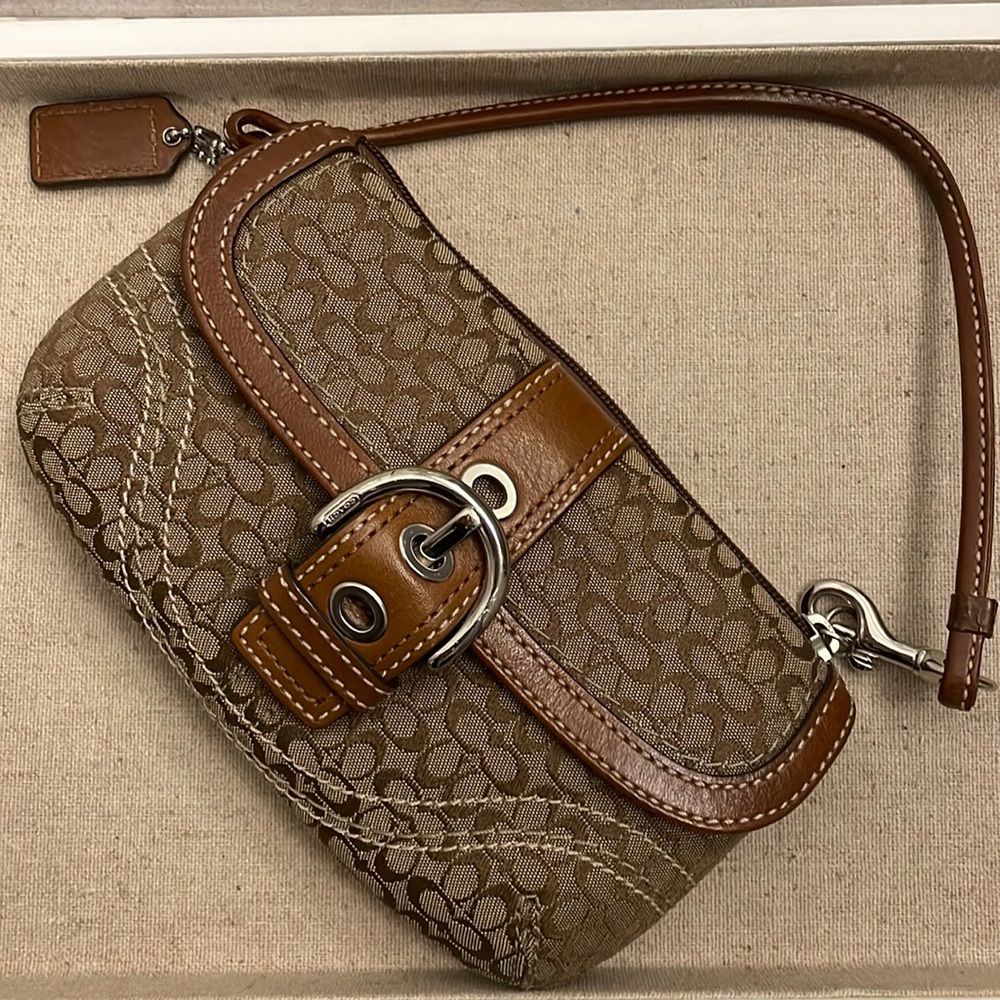 Classic Coach Wristlet